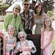 Great Grandma Wanda with Donald Selby Family