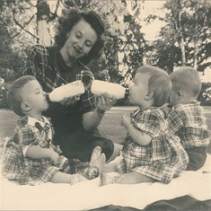 Mom and Children in Wilson Park