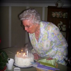 Grandma's 80th birthday