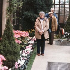 Mom, Olga Laubach, Longwood Gardens