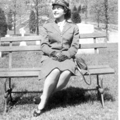 CPL, Olga Mary Dopilka, USMC, Arlington Cemetery, April 1946