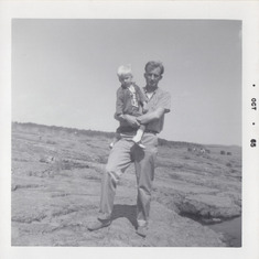 Dad and Scott North shore 5-1965