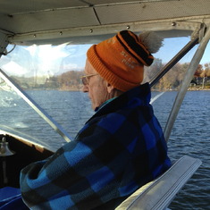 Dad in the Osprey on Lake Minnetonka