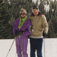 Laurie and Dad Santa Fe Ski Basin