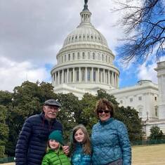 Visiting Washington DC with Papa and Gramu