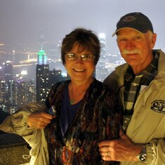 Edlu and Warren in Hong Kong