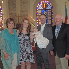 GG-daughter Hallie Rae's Baptism at St. James