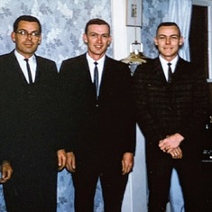 Grandad (Charles Harper), Ken, Warren and Maurice Harper