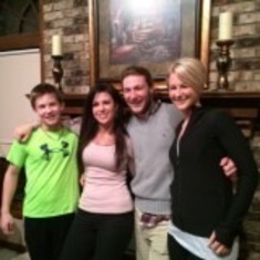 Connor, Sarah, Andrew, Becca 1/17-Ott House