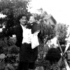 1939: Claire holding Warren