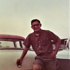 1961: Warren and his Ford