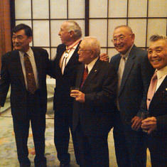 2011 (Washington, DC): Event at the Japanese Ambassador's residence honoring Sen. Ben Nighthorse Campbell, with guests Coach Yosh Uchida, Warren, Jimmy Takemori and other judo buddies.