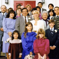 1983 (Forestville, MD): Family and friends at Warren and Carol's wedding