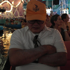 2017 (Disney World, FL): Warren enjoying the "It's a Small World" ride.