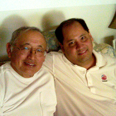 2010 (Potomac, MD): Warren N. and Warren D. on Fathers' Day.