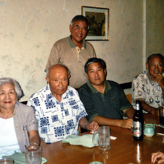 1994 (Pacific Grove, CA): Claire, Am Omura, Wayne, Denny and Warren.