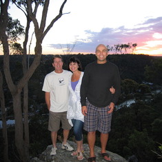 Wayne with sister Rayna & brother-in-law Geoff