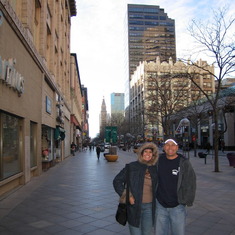 Wayne with sister Rayna in Denver, Colorado
