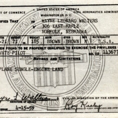 U.S. Pilot's License