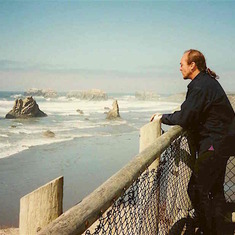 Beach at Bandon, 1995.  MSA