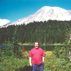Reflection Lake, Mt. Rainier, 1989. MSA