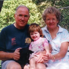 Grandma, Papa, Lauren 1994