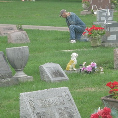You found out that you did not have much time left and wanted to visit your dads grave...