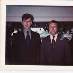 Ron & Wayne in 1970.