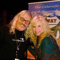 Wayward Bill at Sadie Lane’s book signing for HIGHWAY 420- The Colorado Marijuana Road to Legalization