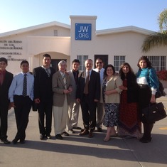 Rosarito, 4/15  visiting the Spanish congregation that hosts MSL... Punjabi, English, Mexican Sign Language, Polish friends represented.