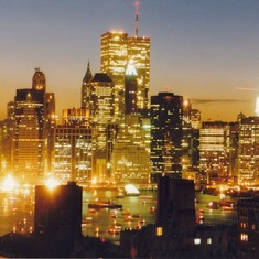 NYC at Night from my balcony - Scott B Moore, I took this the year I met Weldon