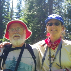 Wendell Wood and Cindy Harper at Crater Lake