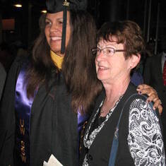Daughter's MSW graduation, 2011