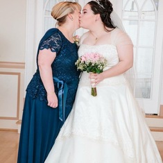 Mom and I at my wedding, photo taken by Jason Comerford
