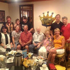 Her Dad's 90th birthday in New Jersey with the wells clan
