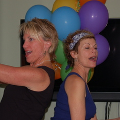 dancing it up with Deb Ryback