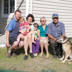 Family photo in Yukon