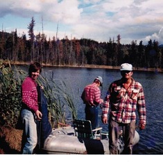 1985 Baird Lake near Enderby - Lisa, Werner and Rudy_edited-1