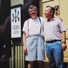 Wesley and David Burnside July of 1993.