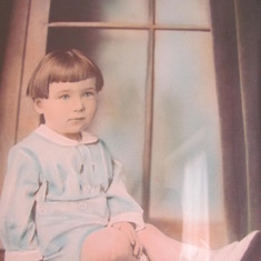 Wesley as a young boy