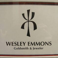 Insignia developed by Wesley for his jewelry