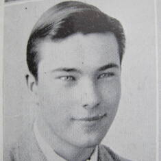 A Photo of Wesley from his high school year book.