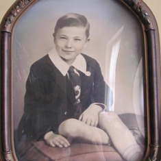 Wesley as a young child.