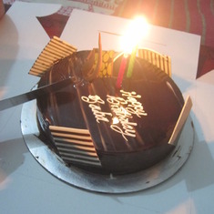 Baba's 66th Birthday cake 2012