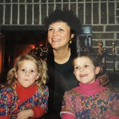 Grandma Di with her girls 