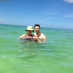 Swimming with  John in FL