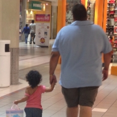Taking my favorite little girl shopping.