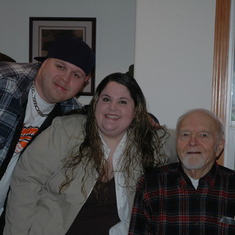 grandson Ben and Melissa with grandpa