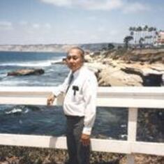 Daddy in La Jolla, CA (1998) - He passed away in 2001