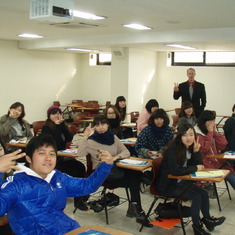 Will B teaching at NamSeoul University in 2010.